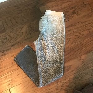 NYDJ animal print skinnies
